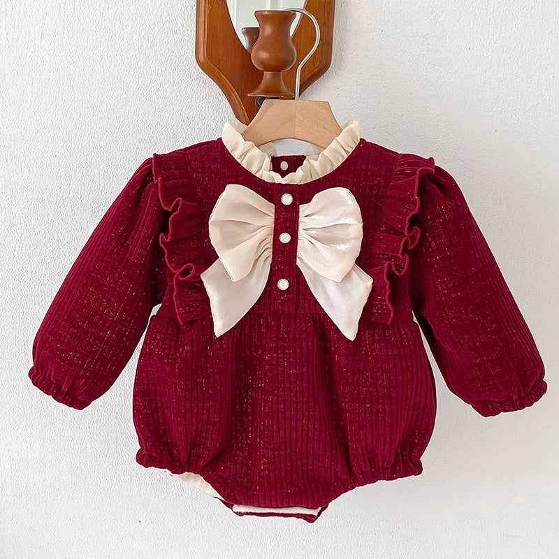 Winter Christmas Baby Jumpsuit
