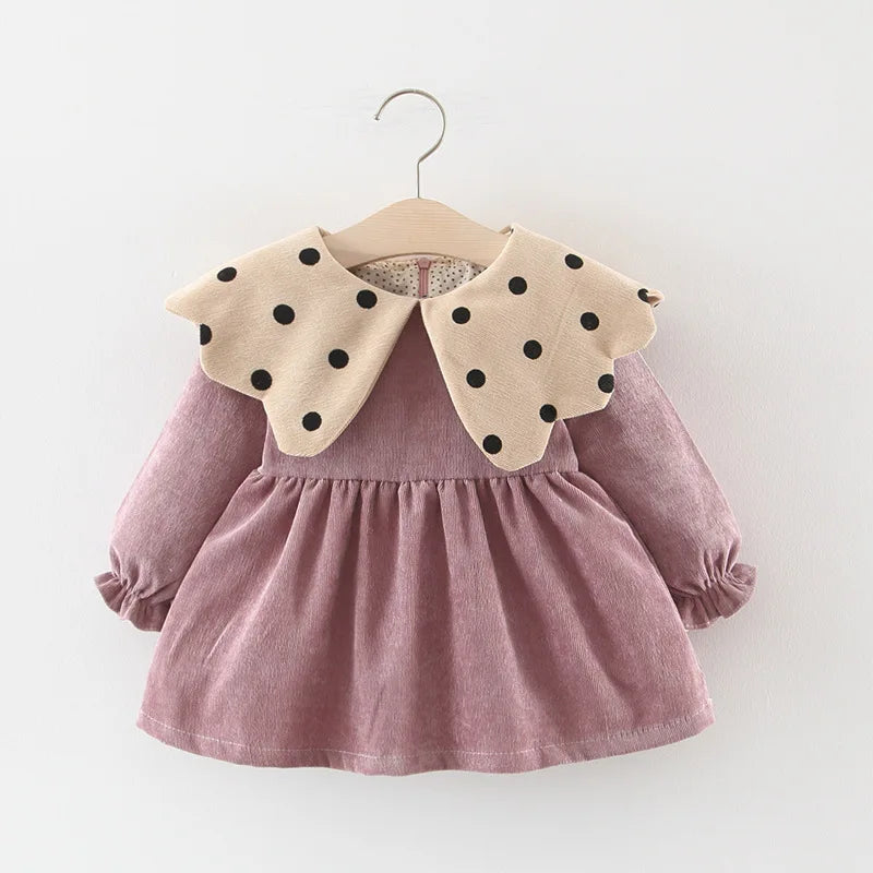 Newborn Baby Girl Polka Dot Dress