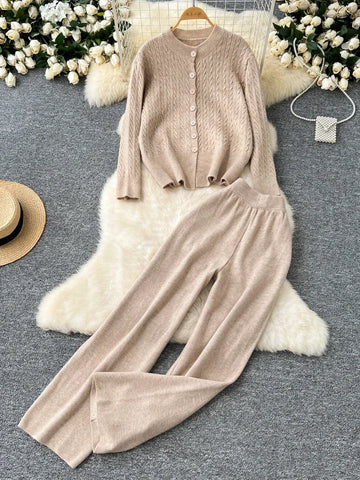 Autumn Winter Cashmere Suit