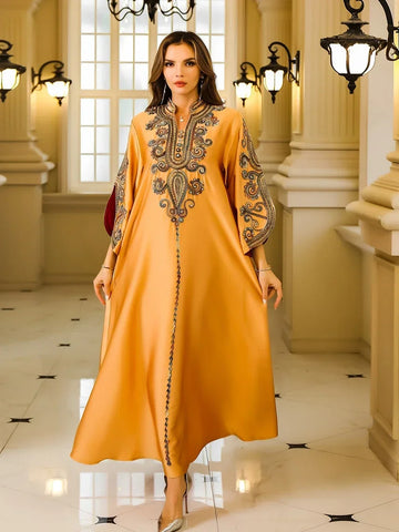 Embroidered Arab Evening Dress