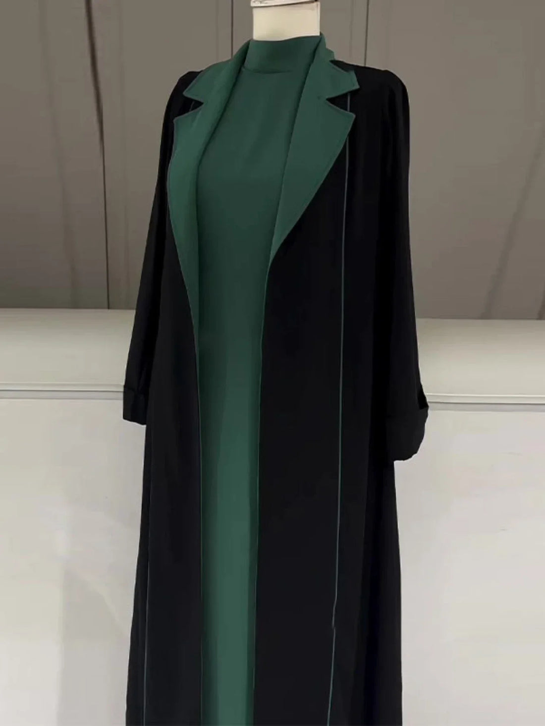 Eid Muslim Abaya Cardigan Dress