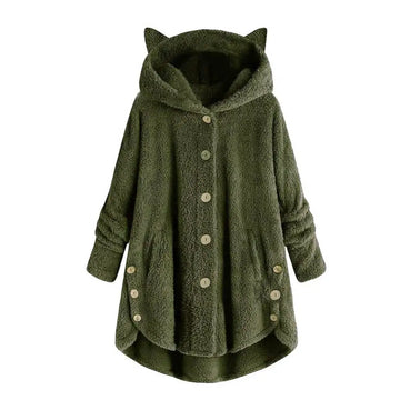 Cute Women’s Fur Ears Hoodie