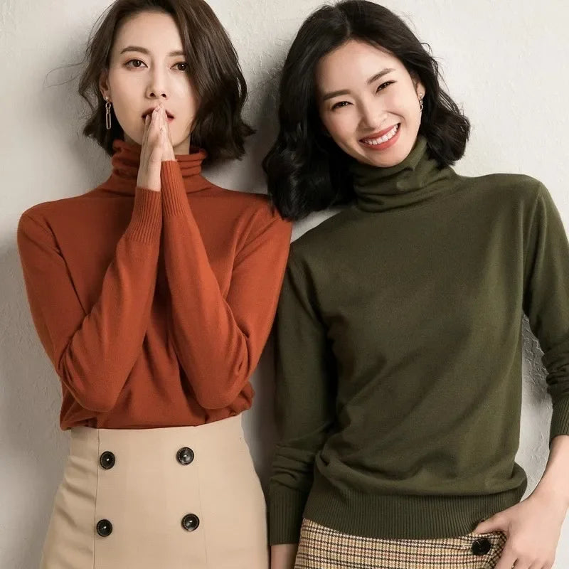 Women Turtleneck Sweater